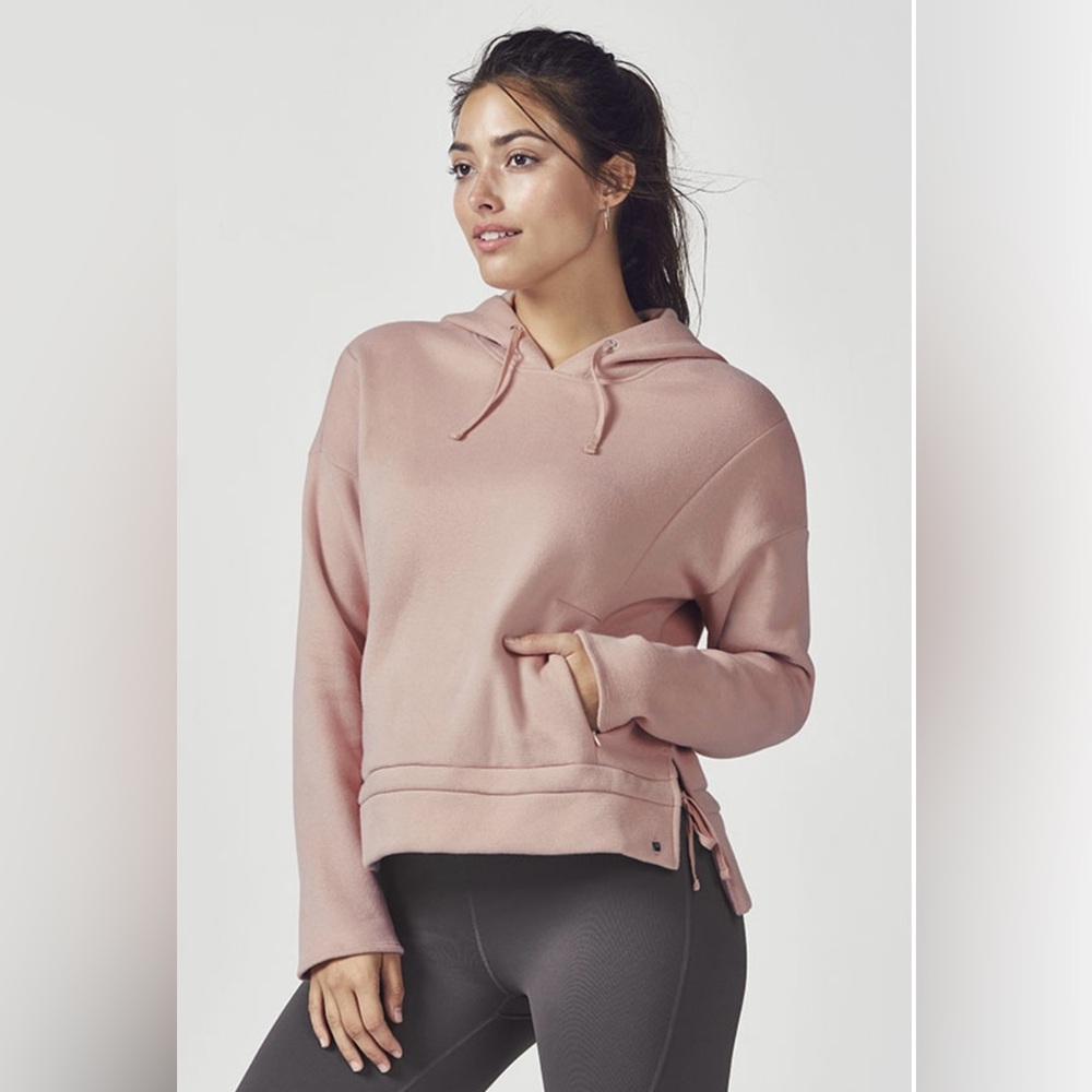 Fabletics women’s size, large sweatshirt,‎ hoodie, front zip pockets,